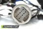 Preview: LED Angel Eyes Scheinwerfer für Fiat Grande Punto 05-08 chrom